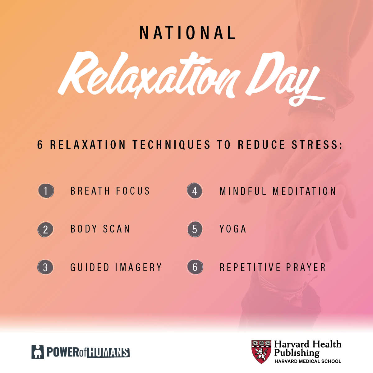 Anxious or stressed? Try progressive muscle relaxation
